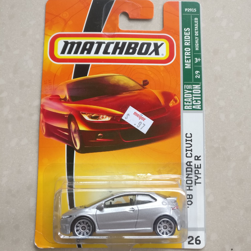 matchbox honda civic type r