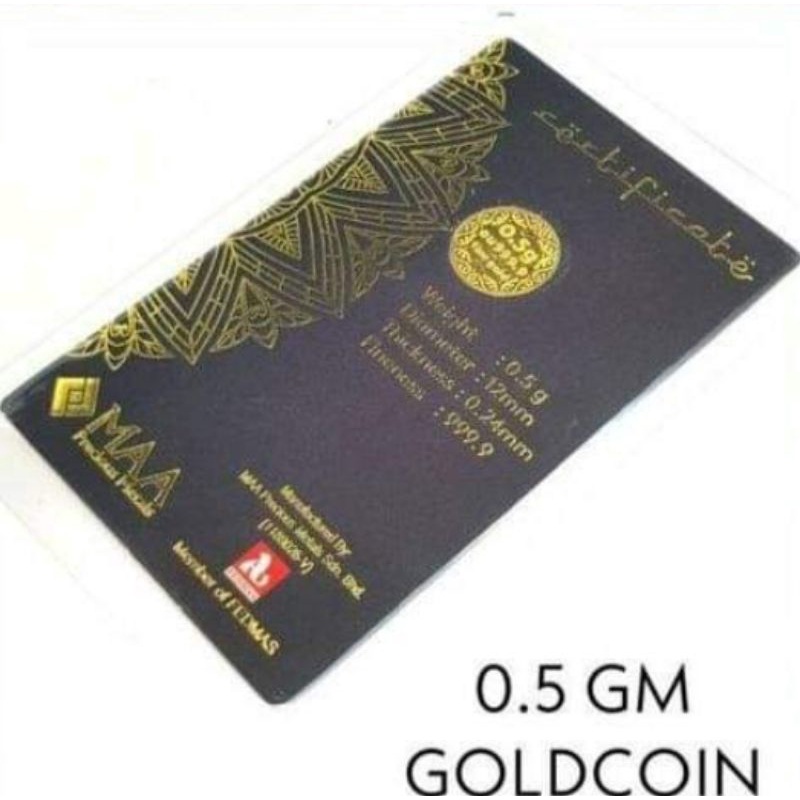Gold Bar 999 0.5 gram | Shopee Malaysia
