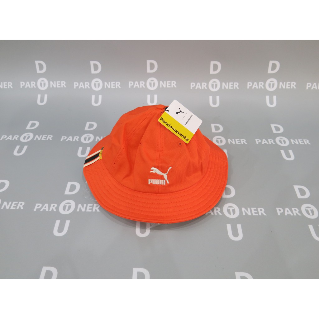 orange fisherman hat