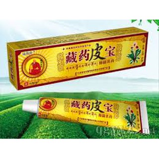 Eczema treatment Anti bacterial skin fungus cream 藏药皮宝 