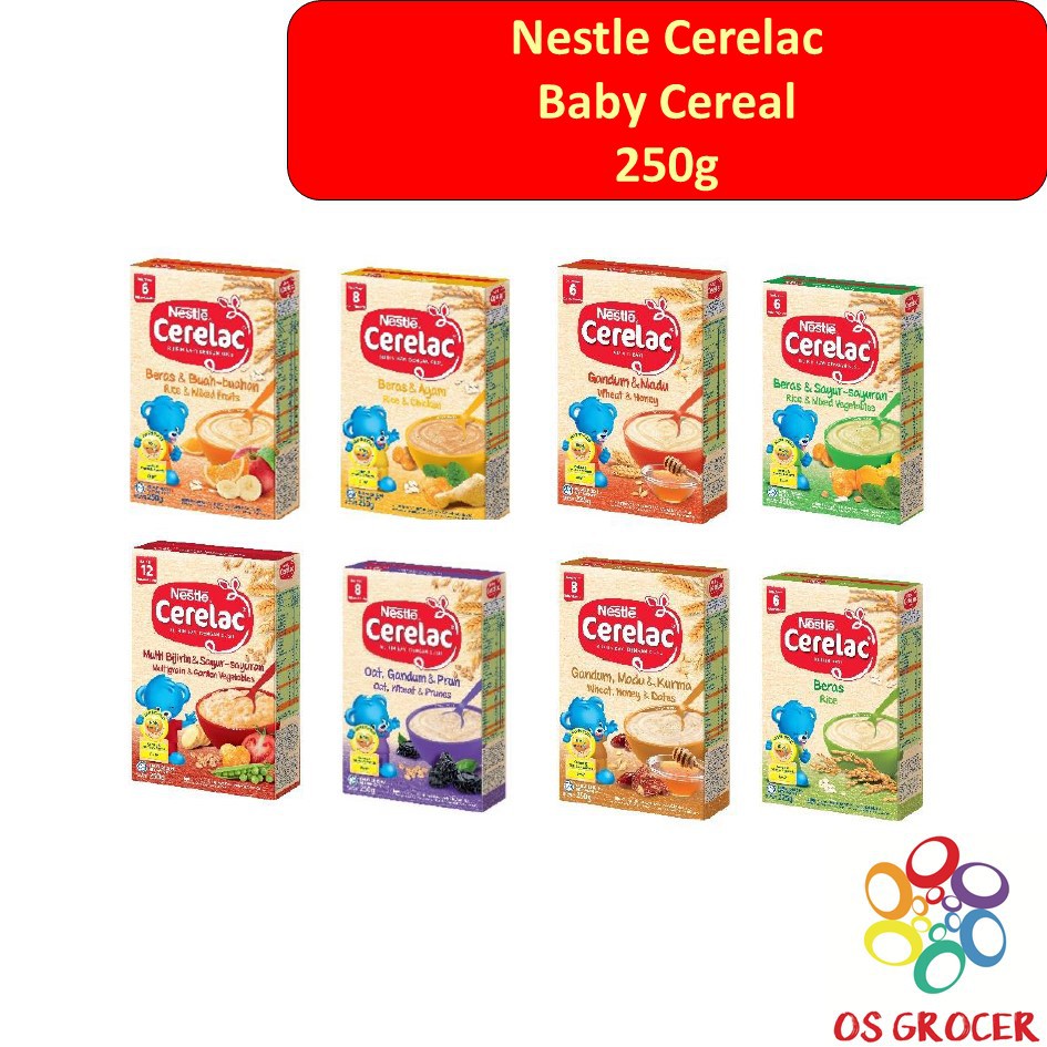 Nestle Cerelac Baby Cereal 250g | Shopee Malaysia