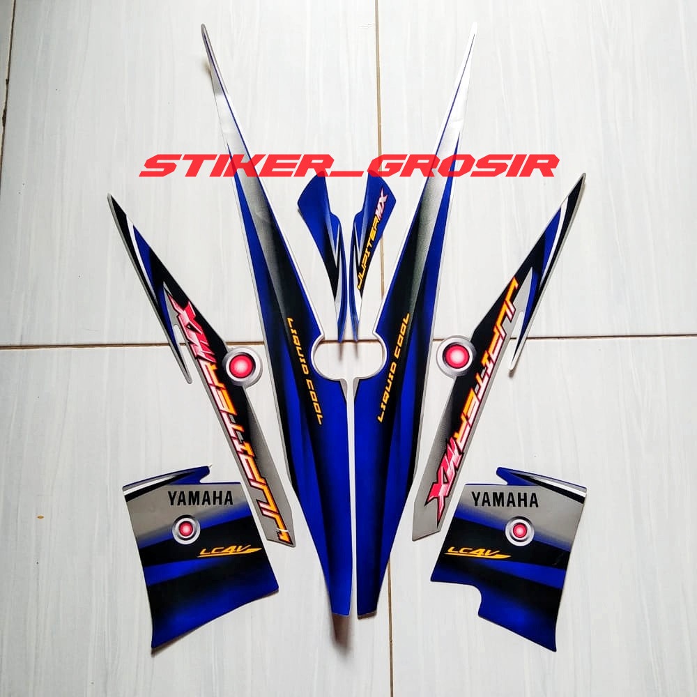 STRIPING & BODY STICKERS FOR OLD JUPITER MX 2005 2006 SILVER BLUE STANDARD