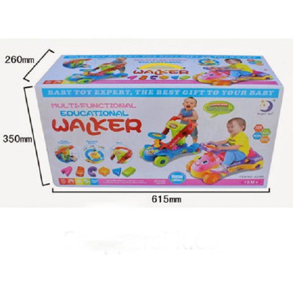 multifunctional educational walker
