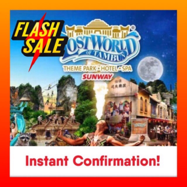 BELI 2 RM30 OFF] Lost World of Tambun Ipoh Ticket (Open date 