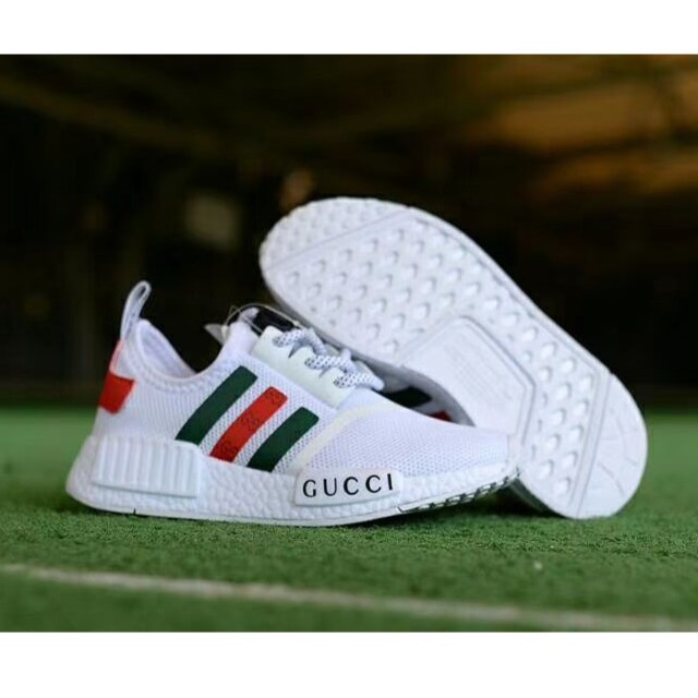 white gucci nmd