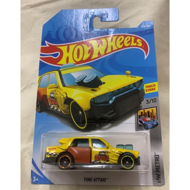 hot wheels time attaxi yellow