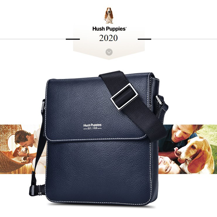 Hush Puppies 2020mc The Blue Flip Sling Bag For Men Shopee Malaysia