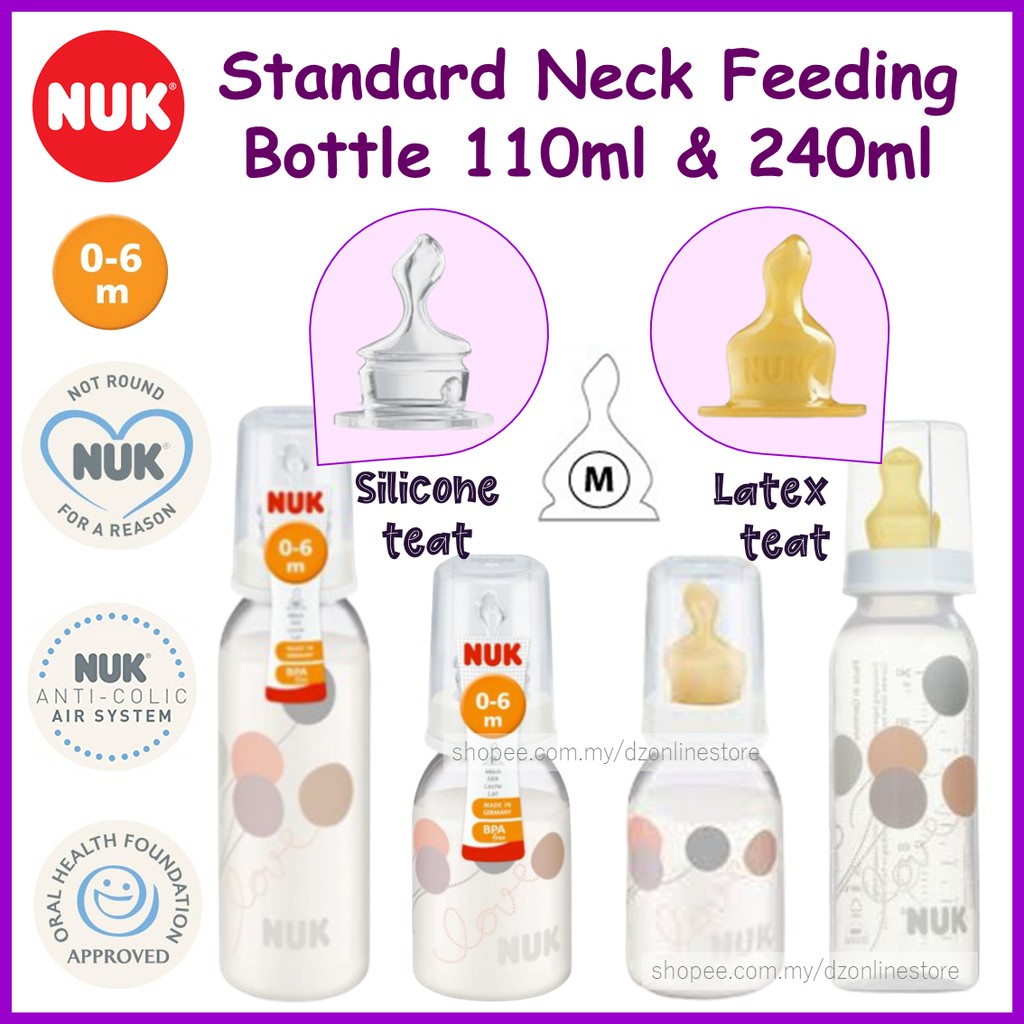 nuk standard neck bottles