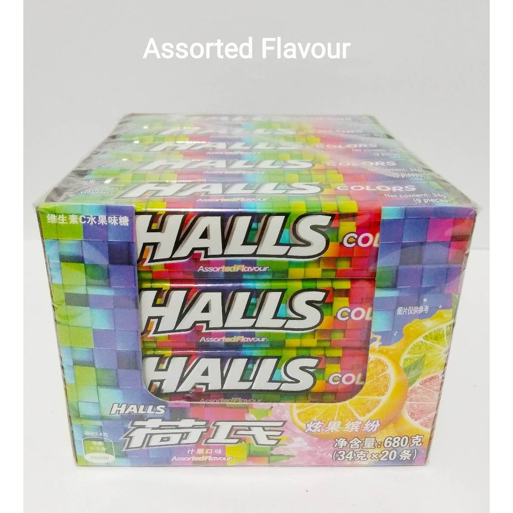 Halls Candy (20 x 34g) | Shopee Malaysia