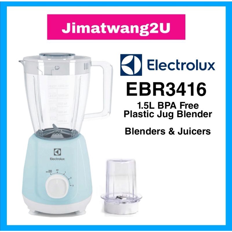 ELECTROLUX 1.5L BPA Free Plastic Jug BlenderBlenders & Juicers EBR3416