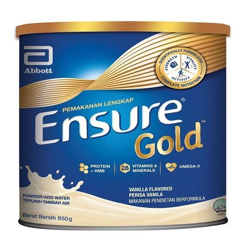 ENSURE GOLD COMPLETE NUTRITION POWDER VANILLA 850G EXP02 ...