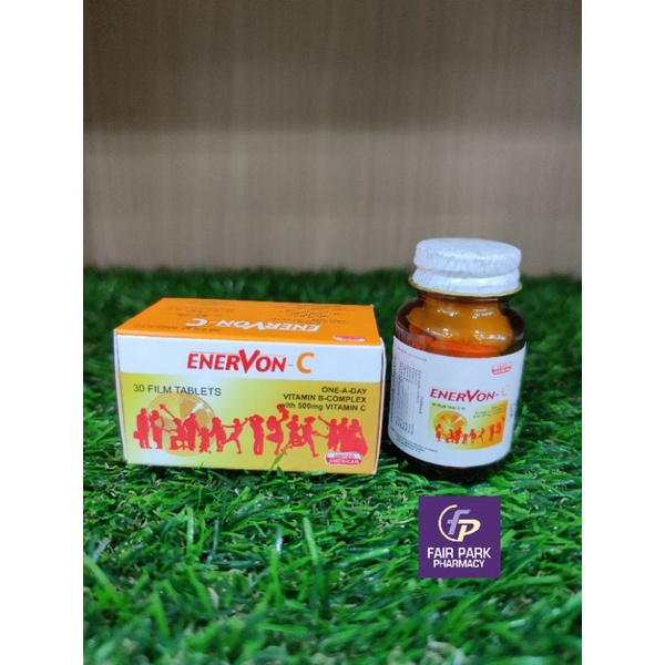 FPpharmacy EnervonC Film Tablets 30's Vitamin B Complex with Vitamin C