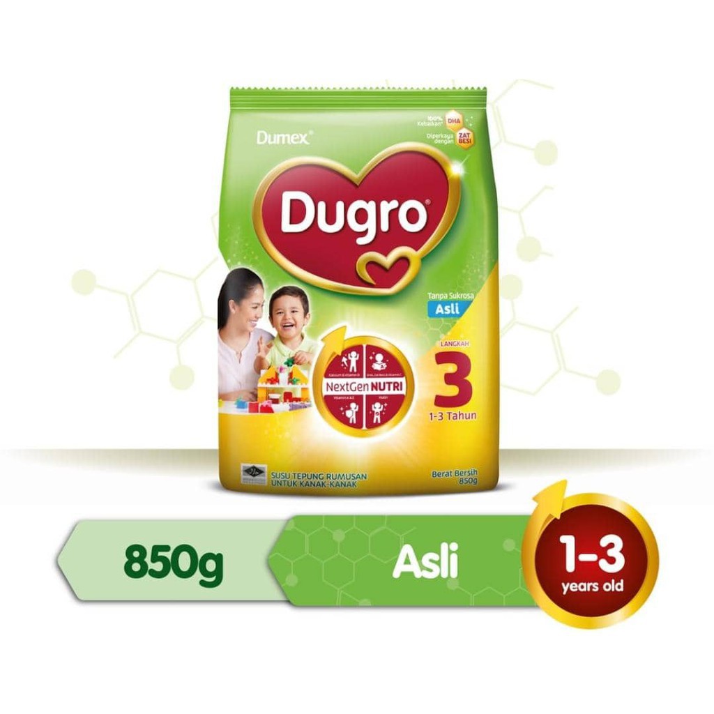 Dumex Dugro 3 Original/Honey 850g