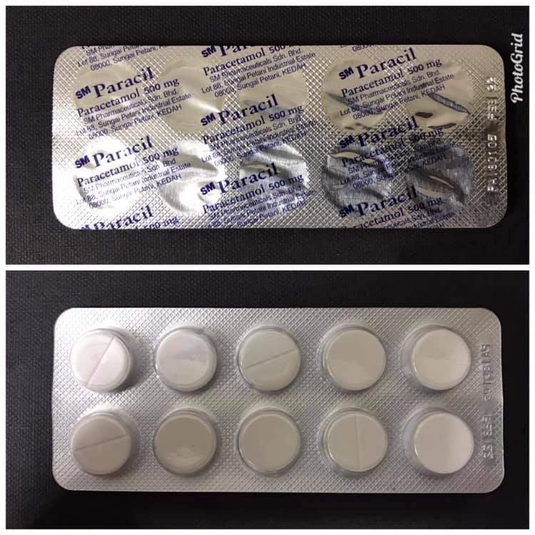 [ANDA] Paracil Paracetamol 500mg (10s)  Shopee Malaysia