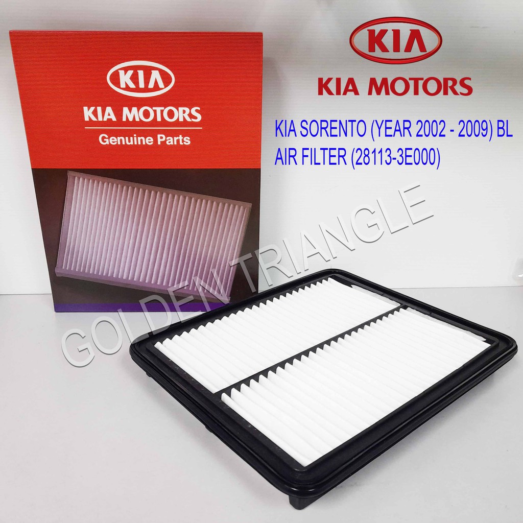 KIA SORENTO (YEAR 2002 - 2009) BL AIR FILTER (28113-3E000/ 28113-3E500 ...