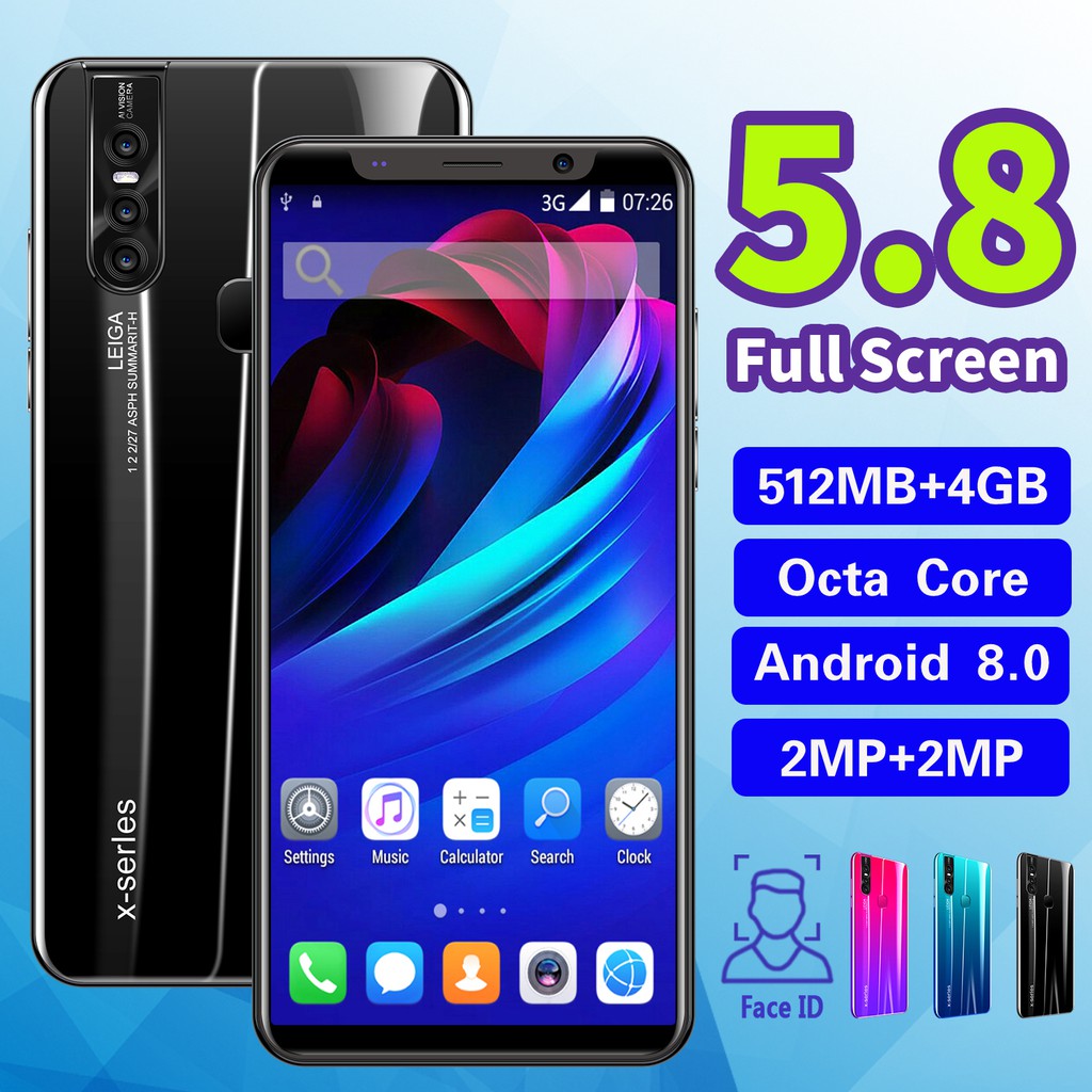 Eonet X27 Plus 5 8 Inch Mobile Phone Android 8 0 Smart Phone 3g Wcdma Gsm Smartphone Dual Sim Card Octa Core Cellphone Shopee Malaysia