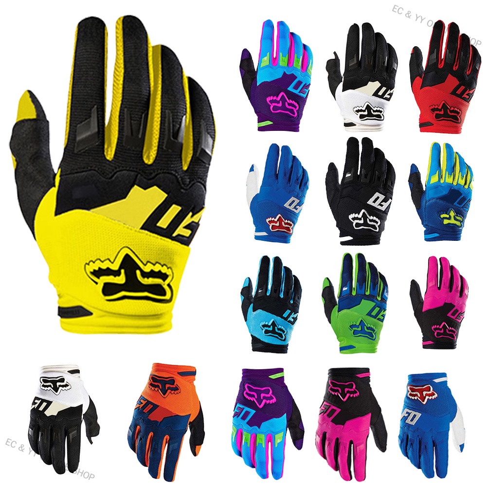 EC & YY ONLINE SHOP Full-Finger Racing Motorcycle Gloves MTB Bike Mittens Off-Road Riding Gloves Outdoor Sports Gloves