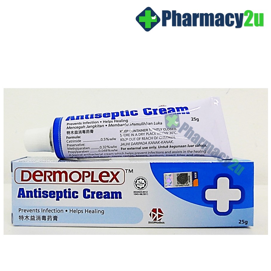 Dermoplex Antiseptic Cream 25g Shopee Malaysia