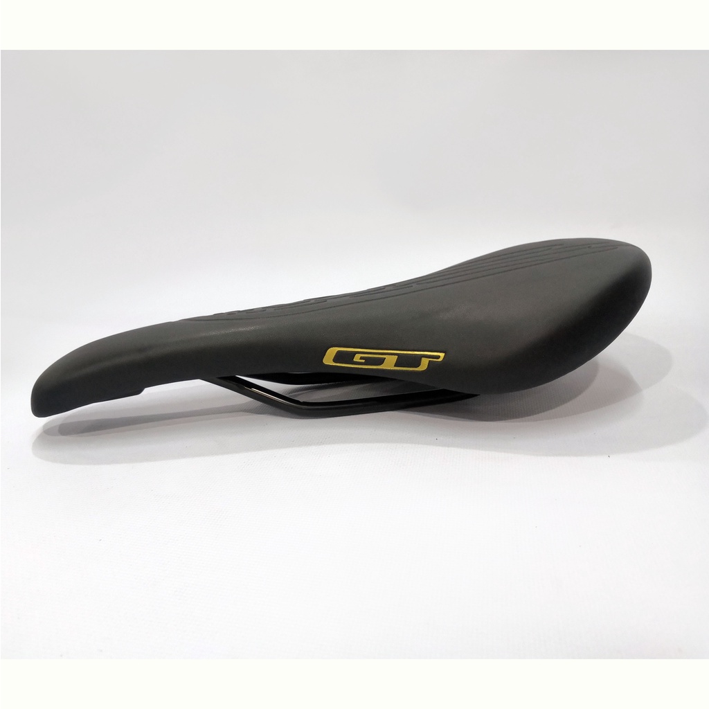 GT Black Gold Bicycle seat saddle Seat Basikal Saddle Spring Bicycle