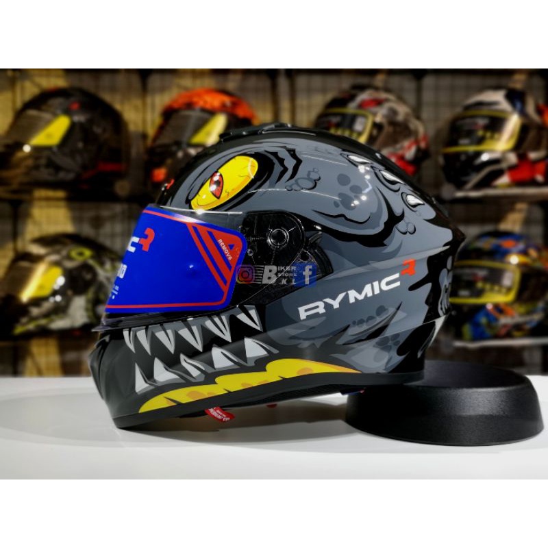 Original Rymic Athlon Full Face Helmet Shopee Malaysia