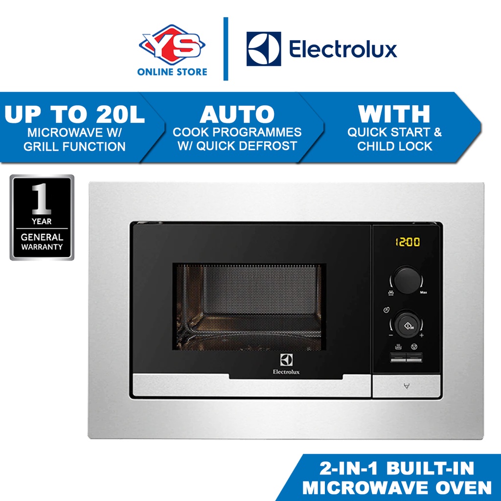 Electrolux 2In1 Quick Defrost Builtin Microwave with Grill Function