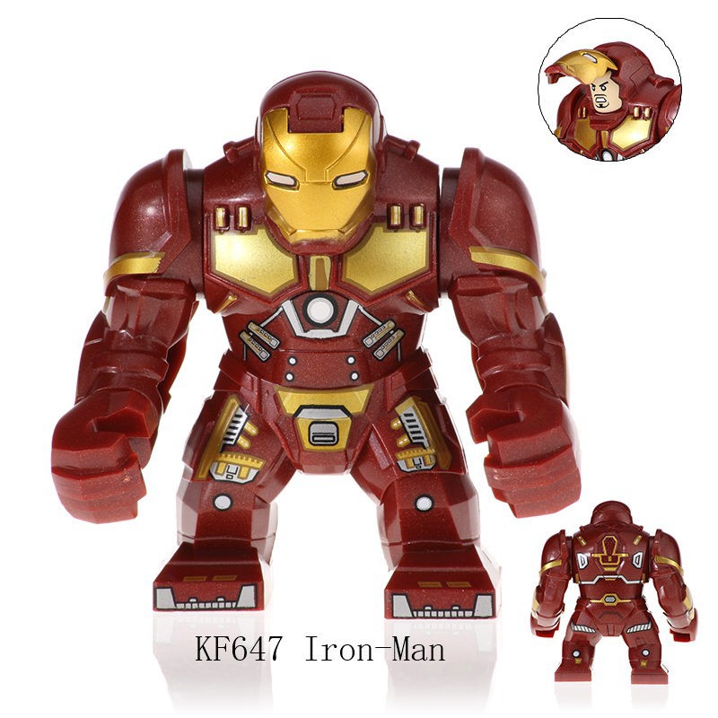 big iron man lego