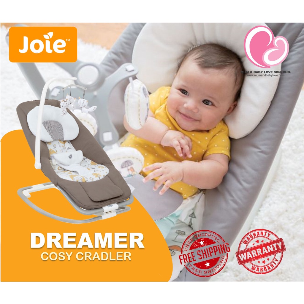 Joie Dreamer Rocker / Bouncer with Soothing Vibration & Lullaby (Cosy