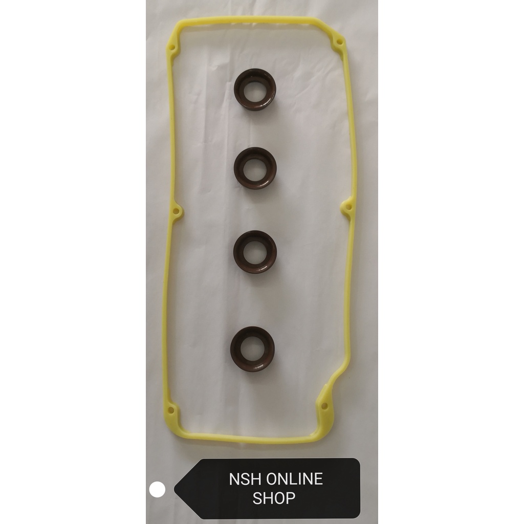 Valve Cover Gasket (Silicone) with Plug Seal for Proton Wira 1.6 & Wira