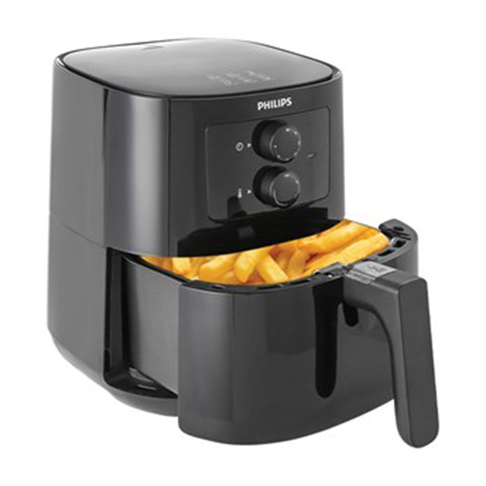 Philips Digital Air Fryer With Rapid Air Technology, 1400 Watt, Black