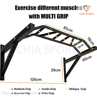 Wall mounted Multi-grip Pull-up Bar Traction Bar CF Rack Pull up system