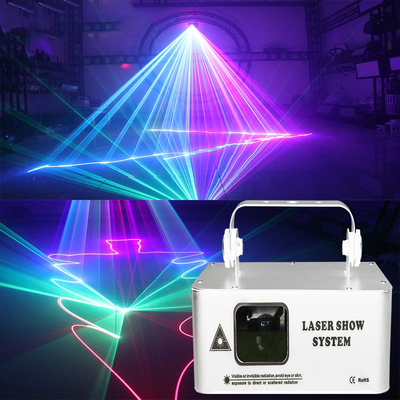 Single head fullcolor scanning laser, laser light, line laser, party