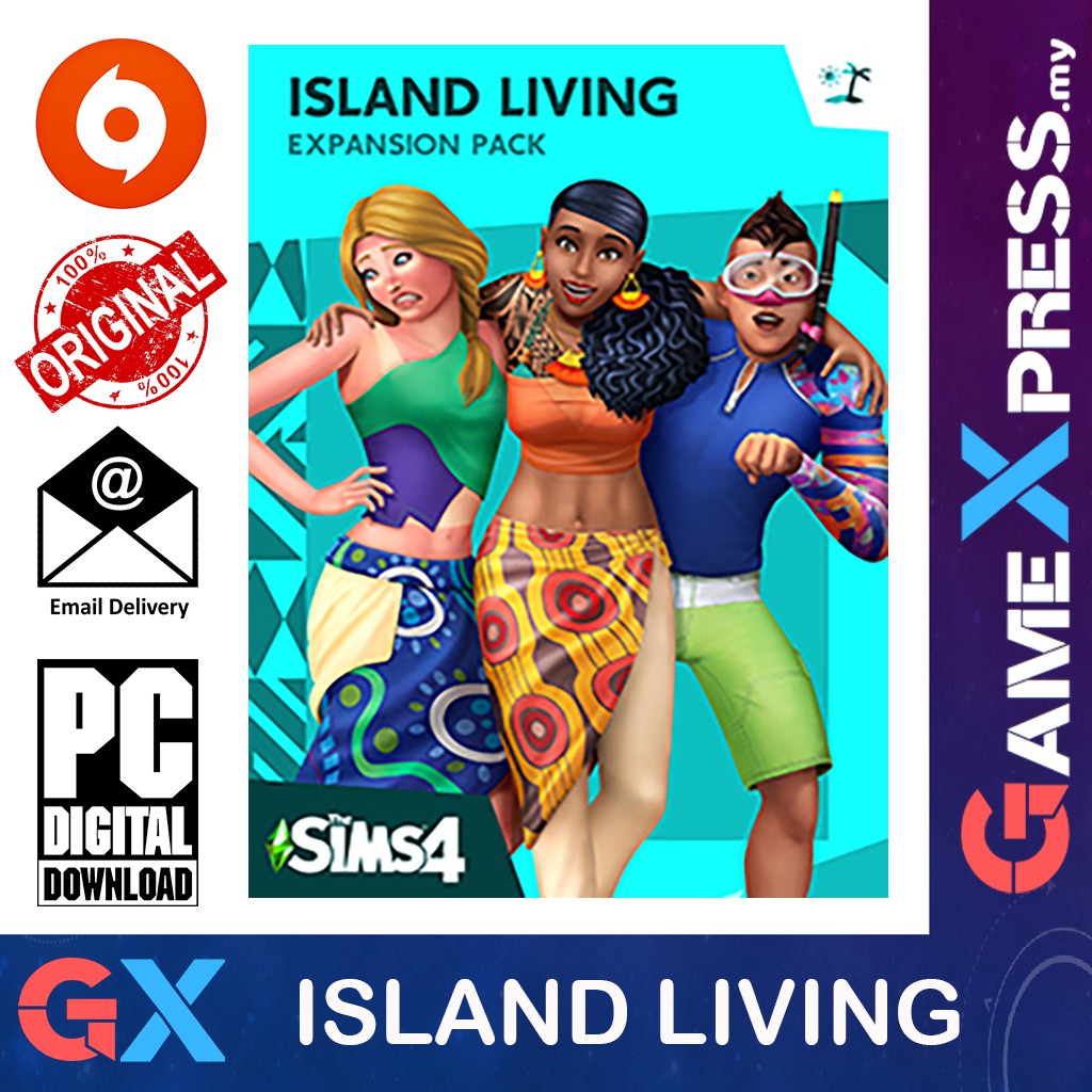 The Sims 4 Island Living Expansion Pc Game Origin Platform Shopee Malaysia