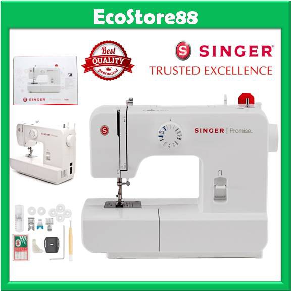 Singer 1408 PROMISE Electric Sewing Machine Clothing + Box Pack Tools Shopee Malaysia