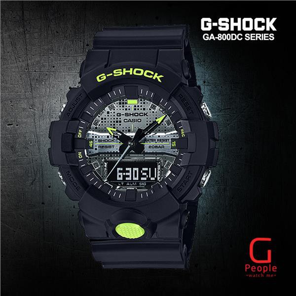 CASIO G-SHOCK GA-800DC-1ADR / GA-800DC-1A / GA-800DC WATCH 100%