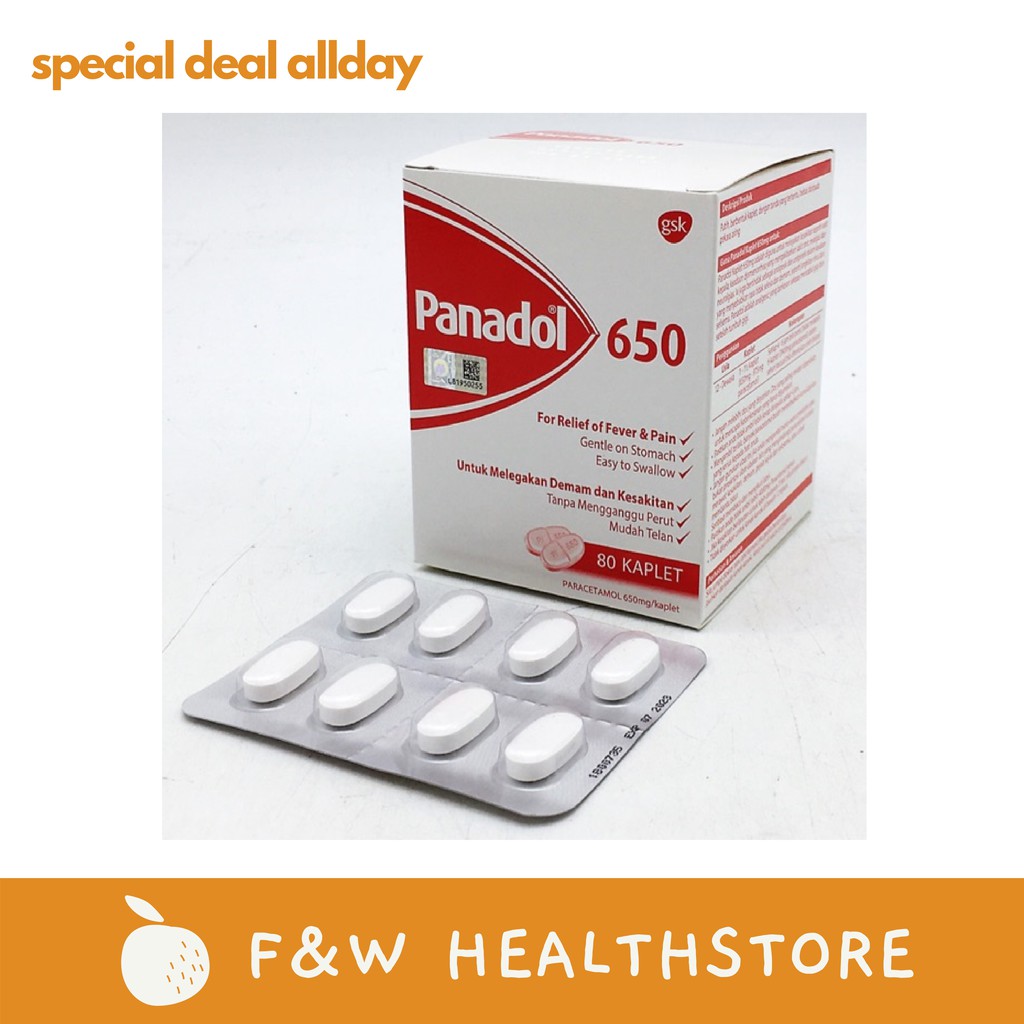 Buy Panadol 650 8 Caplets X 1 Blisters Relieves Pain And Fever Seetracker Malaysia