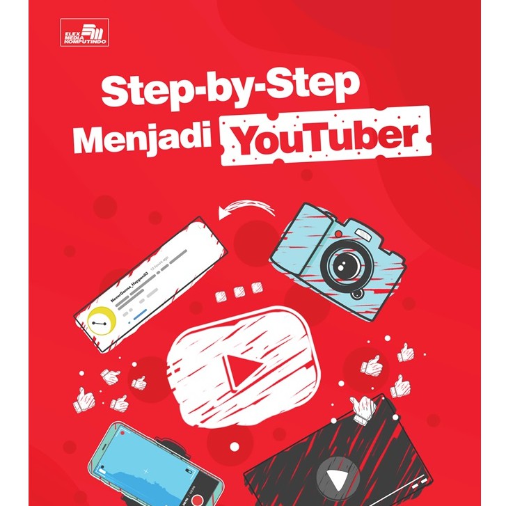 Youtube Book Youtuber Book Step-by-step Become Youtuber | Buku YOUTUBE ...