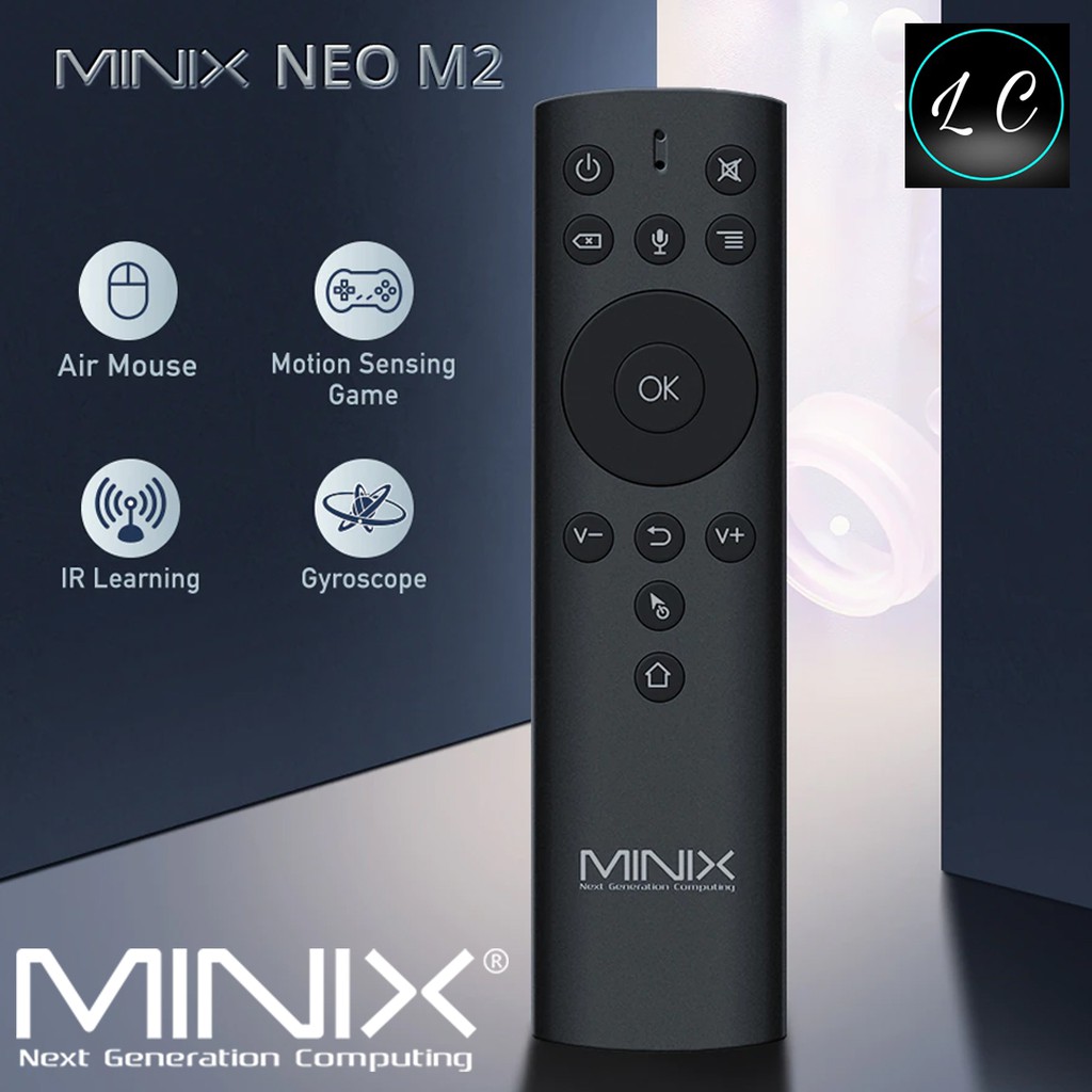 MINIX NEO M2 2.4G Motion Sensing Smart Remote Wireless Air Mouse with Voice Six-Axis Gyroscope Remote for MINIX Smart TV