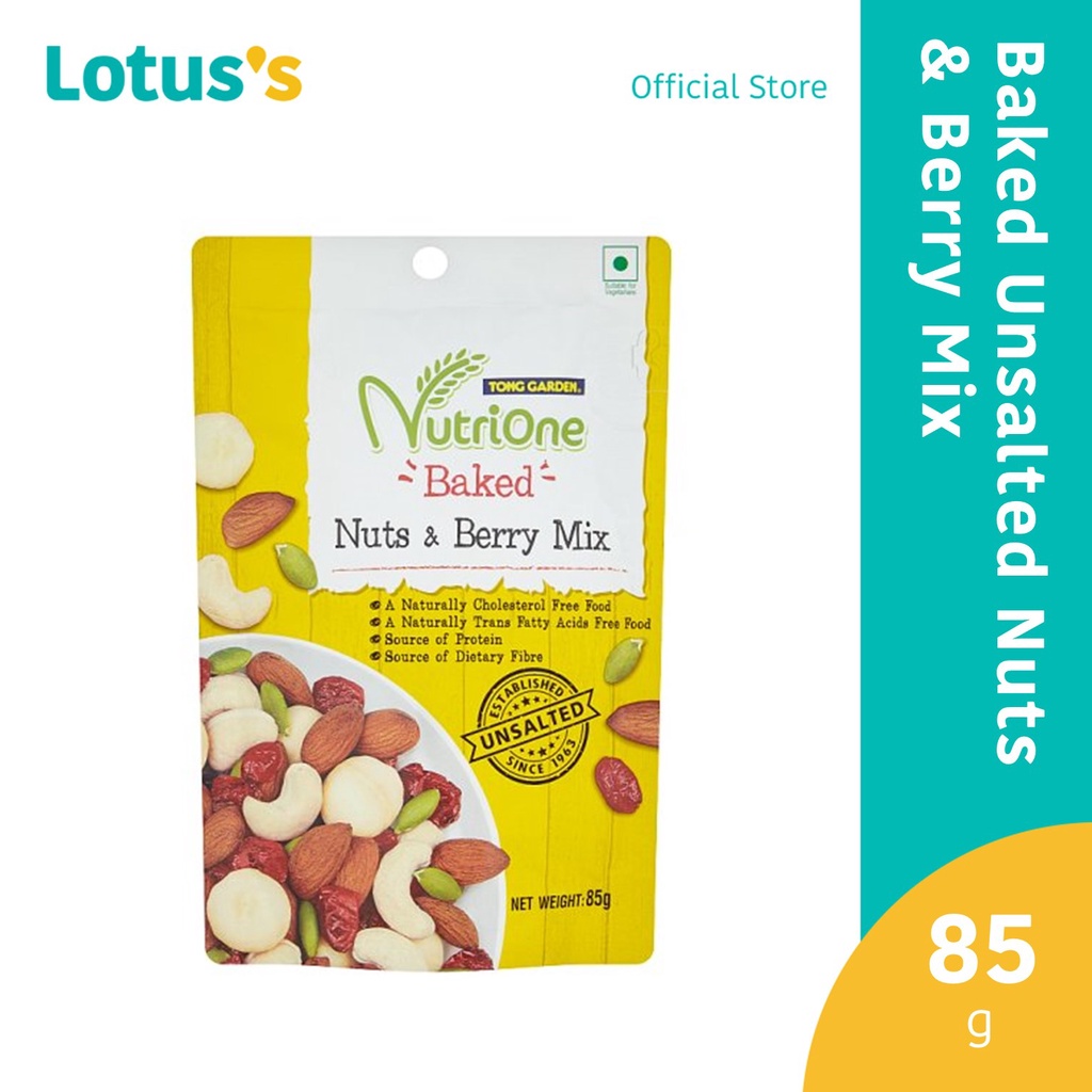 Tong Garden NutriOne Baked Unsalted Nuts & Berry Mix 85g Shopee Malaysia