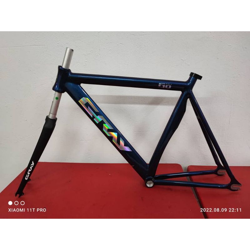 fixie frame 700c chrome moly steel GRAY ALLOY FRAME