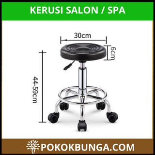 Kerusi Spa Kecantikan Hidraulik Kerusi Salon Boleh Laras Kerusi Beroda