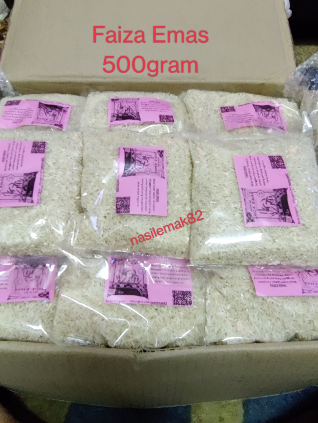 Basmathi Rice Trial Pack Beras Faiza Pek Percubaan (repack) Shopee