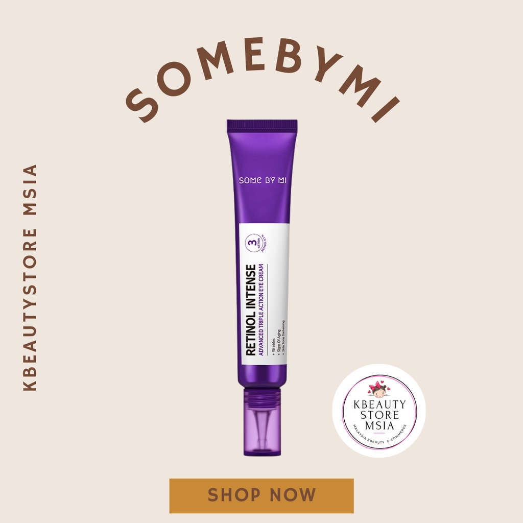 SOMEBYMI Retinol Intense Advanced Triple Action Eye Cream 30ml [Kbeautystore Msia] Shopee Malaysia