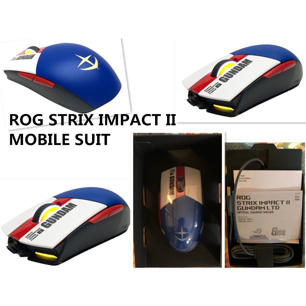 Rog Mobile Suit Gundam Mouse Keyboard Qi Shopee Malaysia
