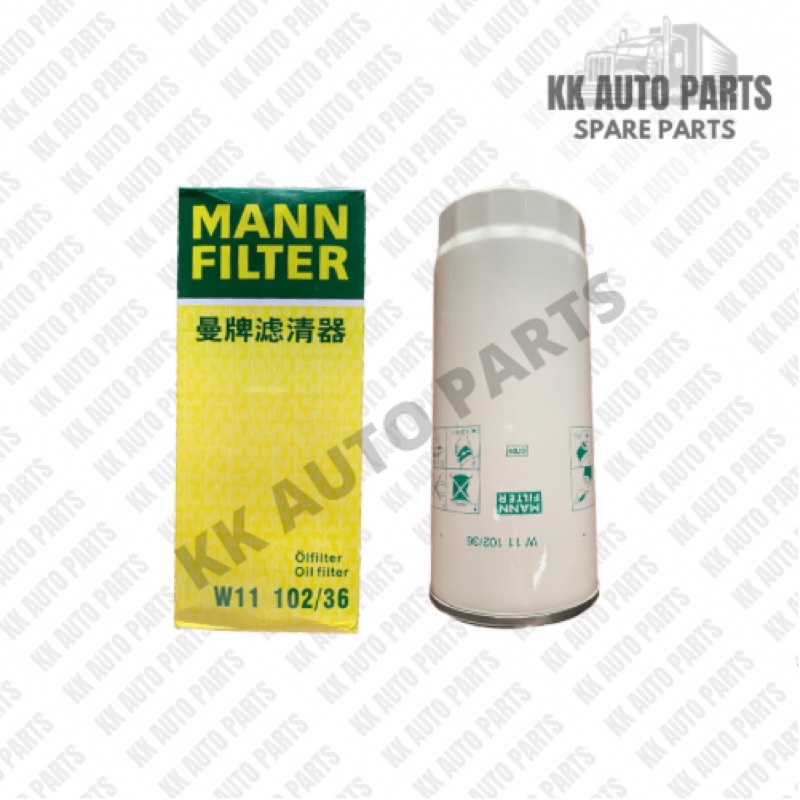 MANN OIL FILTER VFM12 VFL10 S124 W11102/36 466634 21707134