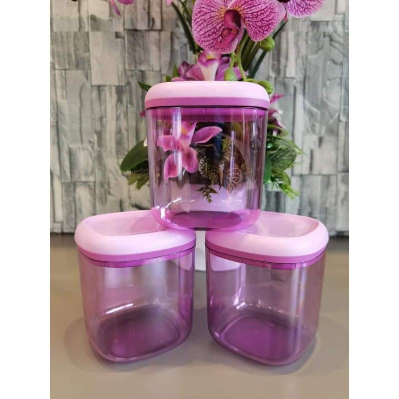 crystalline canister tupperware (1) 780ml