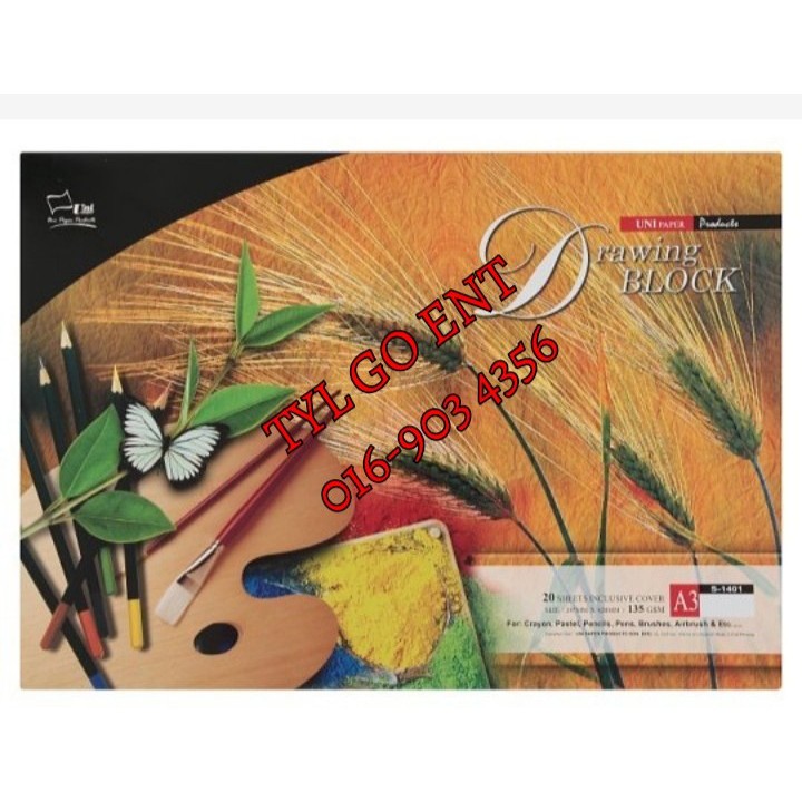 Drawing Block / Drawing Paper / Kertas Lukisan / Buku Lukisan Shopee
