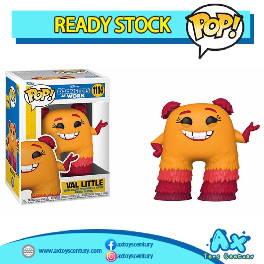Funko Pop! Monsters at Work - Val Little #1114 100% Genuine