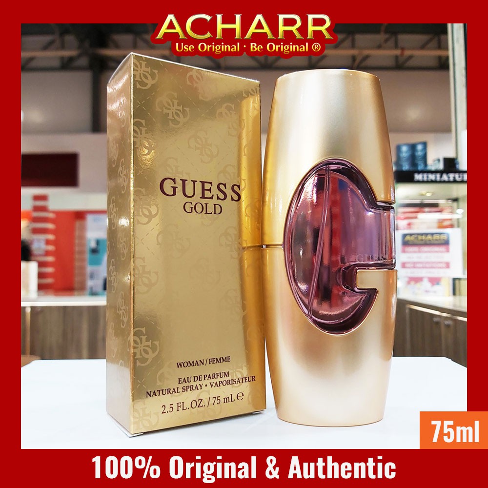 100 Original Guess Gold Edp Perfume 75ml Shopee Malaysia