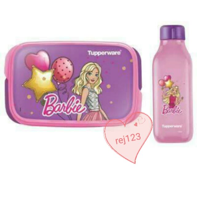 barbie lunch box tupperware