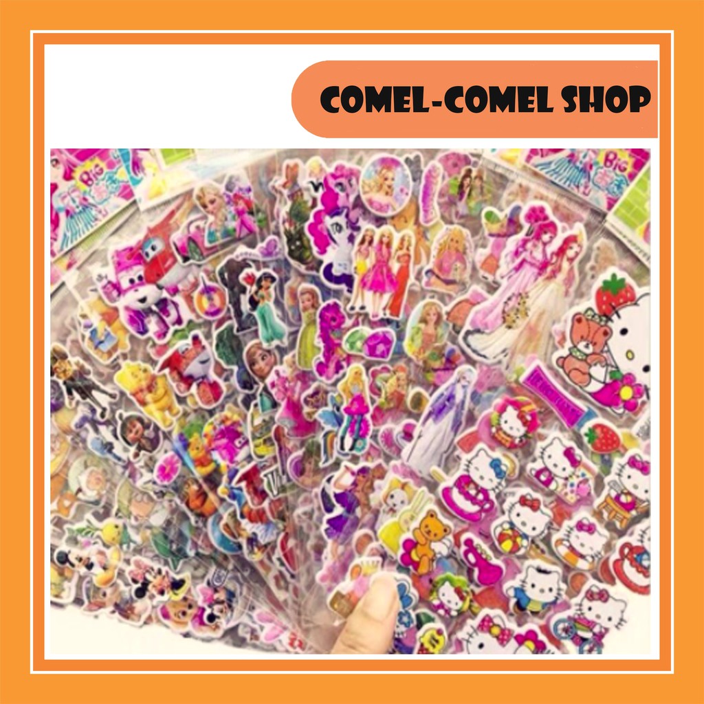 Buy Comel Comel Shop 3d Cartoon Stickers Randomly Pick Seetracker Malaysia
